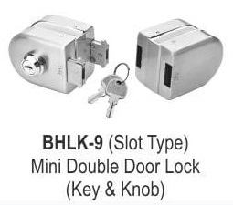 Mini Double Door Lock Key And Knob Bhagwati International A
