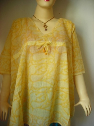 Women Cotton Kaftan Bust Size: 54