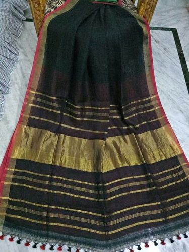 Linen Jamdani Saree