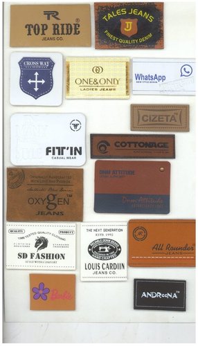 Garments Embossing pu Label