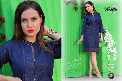 DENIM FABRIC KURTI