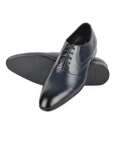Ziraffe Formal - Leather, Various Sizes, Dark Blue | Lace-up Closure, Elegant Design, Comfortable Fit, Rubber Sole