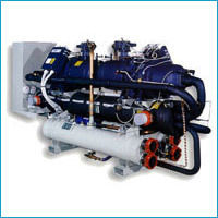 Black Air Cooled Semi Hermetic Condensing Unit