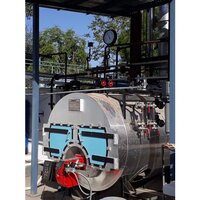 Oil & Gas Fired Steam Boiler - High Efficiency, Multi-fuel Compatibility For Chemical, Textile, Rubber, Packaging, And Wood Industries
