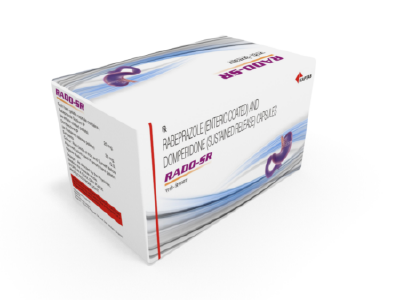 Rabeprazole 20 mg+ Domperidone 30 mg SR Capsules Rabeprazole 20 mg+ Domperidone 30 mg SR Capsules