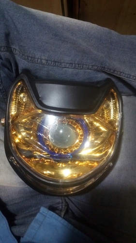 E Rickshaw Head Light - Plastic & Iron Build | Durable Design, No Warranty