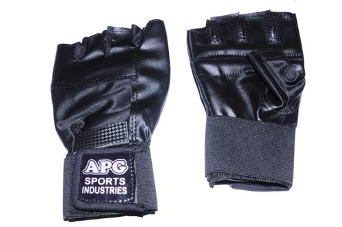 Black Apg Weight Lifting Gloves (Black)