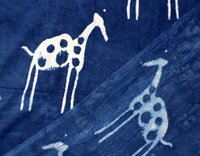 Animal Block Print Fabric