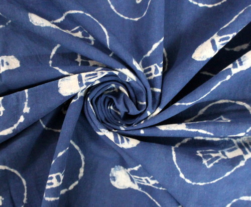 Indigo Blue Fabric