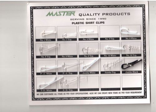 Plastic Mans Shirt Clip