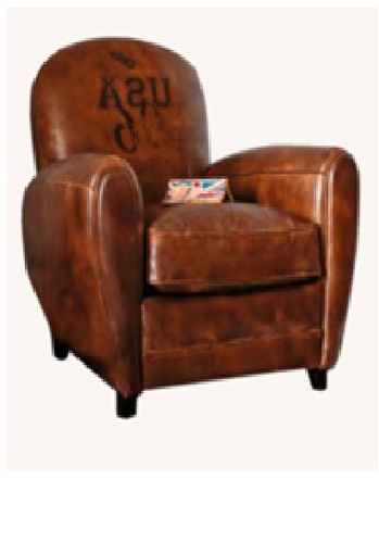 Vintage Brown Leather Club chair