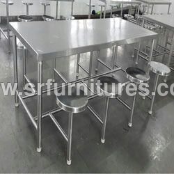 Silver Eight Siting Dining Table
