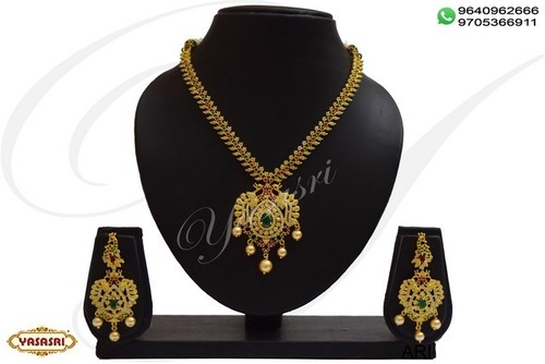 Golden Cz Necklace