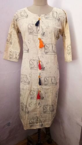Designer Ladies Cotton Kurti