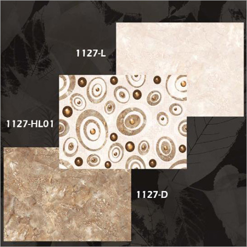 3D Glossy Designer Light Color Tiles