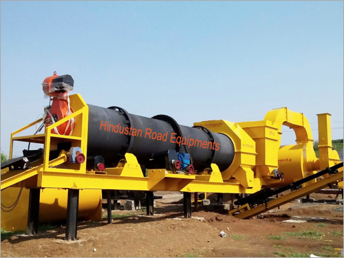 Yellow Mobile Hot Mix Plant