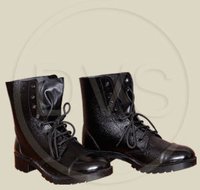 Black High Ankle Boots For Mens
