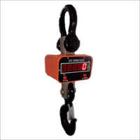 2-ton Crane Scale - Die Cast Aluminum, 580x250x210 Mm, Led Display (red) | Remote Controlled, One-touch Zero, Compact Design, High Accuracy 500 Gm