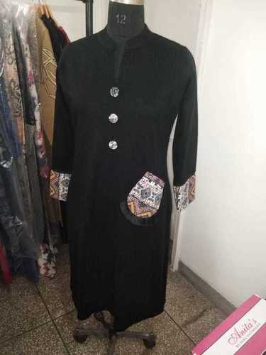 Nylon Trendy Woolen Kurti