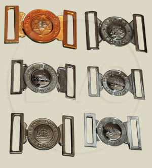 Silver And Brown Buckles