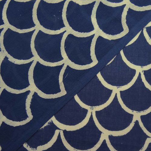 Hand Block Print Cotton Voile Fabric