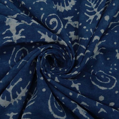 Indigo Blue Cambric Fabric