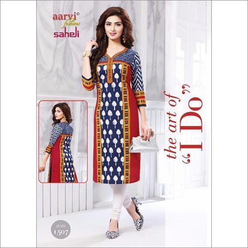 Unstitched Fancy Kurtis
