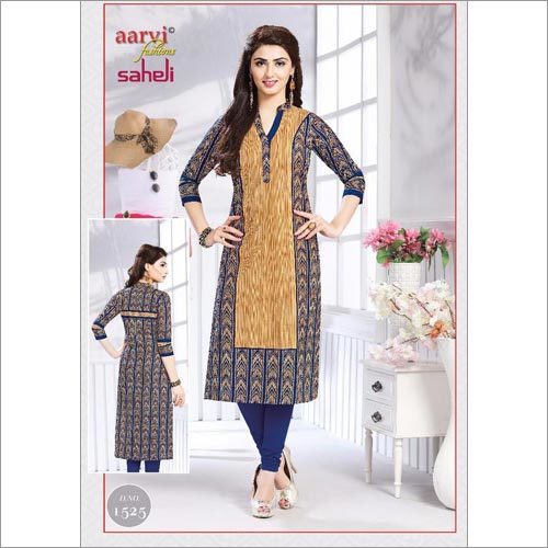 Unstitched Traditional Kurtis