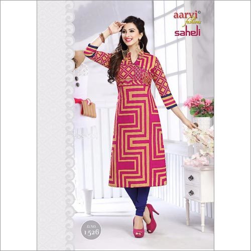 Cotton Ladies Kurti Fabric
