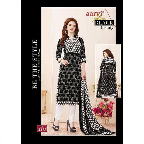Printed Ladies Dress Fabric
