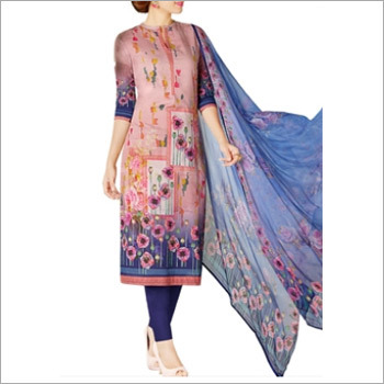 Light Pink Colored Cotton Lawn Salwar Suit