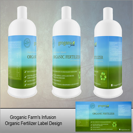 Organic And Fertilizer Label Design