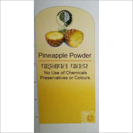 Pineapple Powder - Dehydrated Pineapple Yellow Color | Natural Flavor Chemical-Free Preservative-Free Versatile Use Long Shelf Life