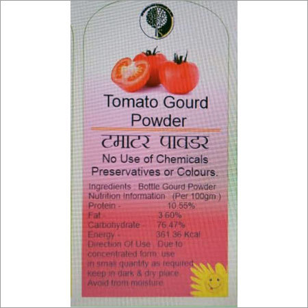 Tomato Gourd Powder - Bottle Gourd, Carbohydrate 76.43%, Protein 10.5% | Natural, Chemical-free, Preservative-free, Nutrient-rich
