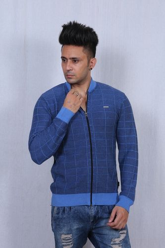 Blue Manufacturers Of Men Sweater In India