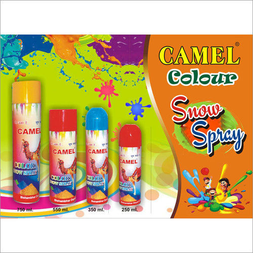 Camel Colour Snow Spray - Eco-Friendly, Skin Friendly | Long Shelf Life, Pleasant Fragrance, 3-Piece Packaging Options