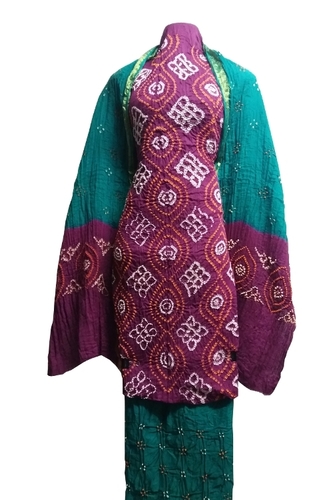 Traditional Bandhani Dress Material Wholesaler
