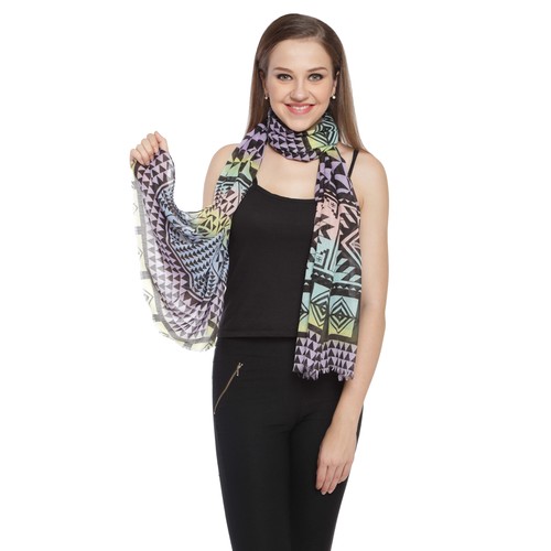 Chiffon printed scarves