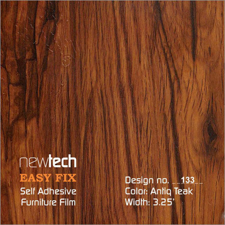 Brown Antique Teak Self Adhesive Interior Film