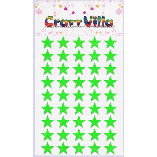 Craft Villa Small Card Star Glitter Sticker