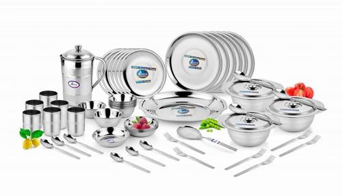 DINNER SET PLATINUM 22G 57 PCS
