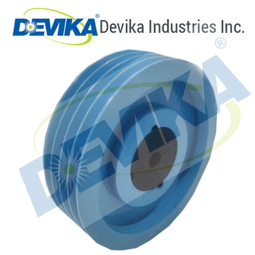 Sky Blue V-Belt Pulley