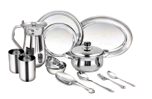 DINNER SET IVORY PLAIN 60 PCS