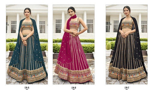 Heavy Embroidery Work Designer Lehenga Choli