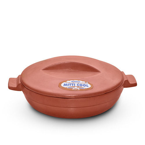 Reddish Brown Clay Kadai (1.5 L)