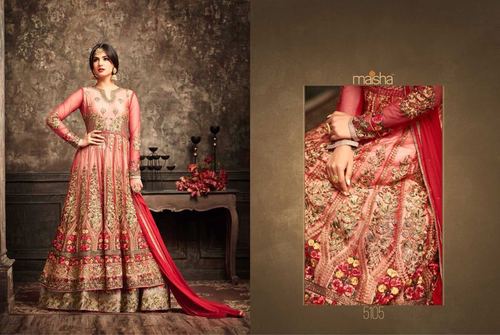Golden Designer Party Wear Gown