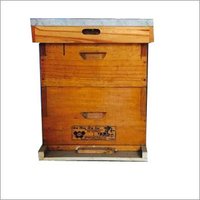 Bee Hive With Super (made Of Kail Wood)