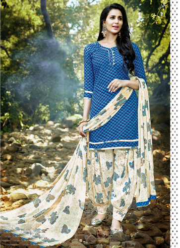 Indian Designer Printed Dress Material