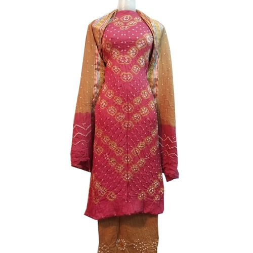 Bandhani Unstitched Salwar Suit