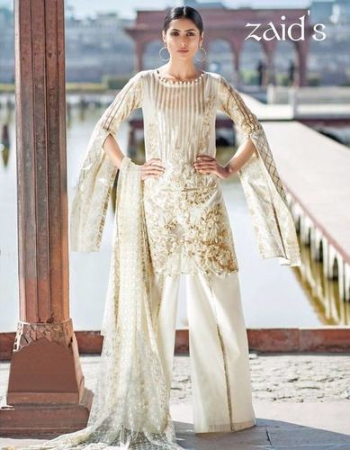 कैम्ब्रिक कॉटन सलवार वर्क सूट